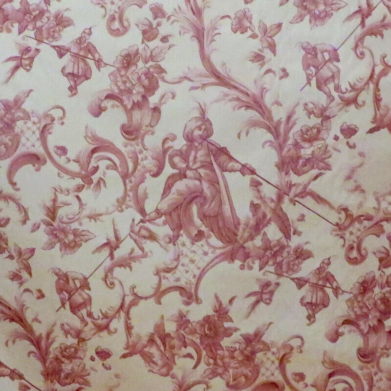 3 2/3 yards Ramm &quot;Tzmir&quot; 100% Cotton Chintz Print from England