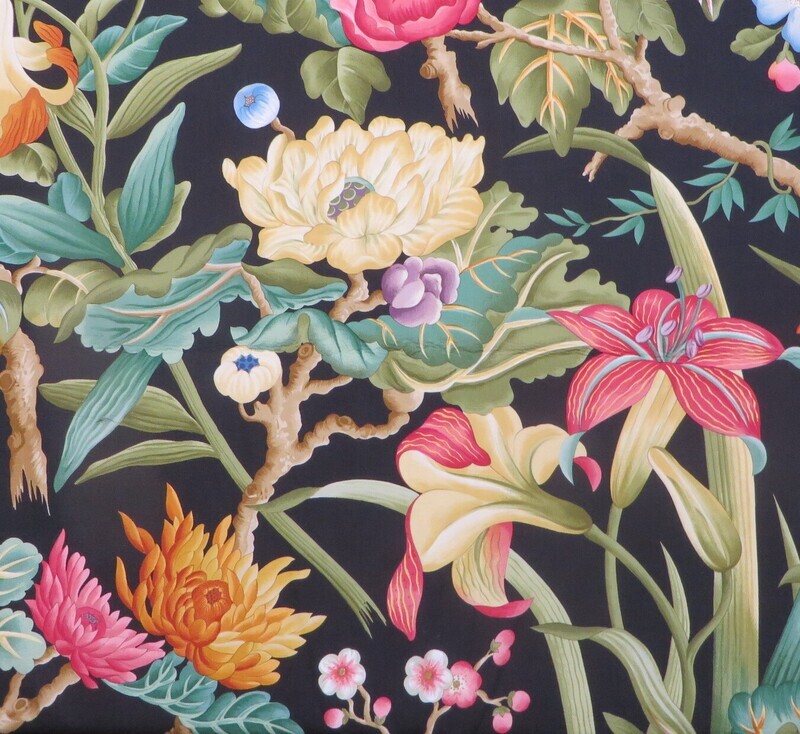5 yds Rare Clarence House Rue des Fleurs by Kazumi New Vintage 1986
