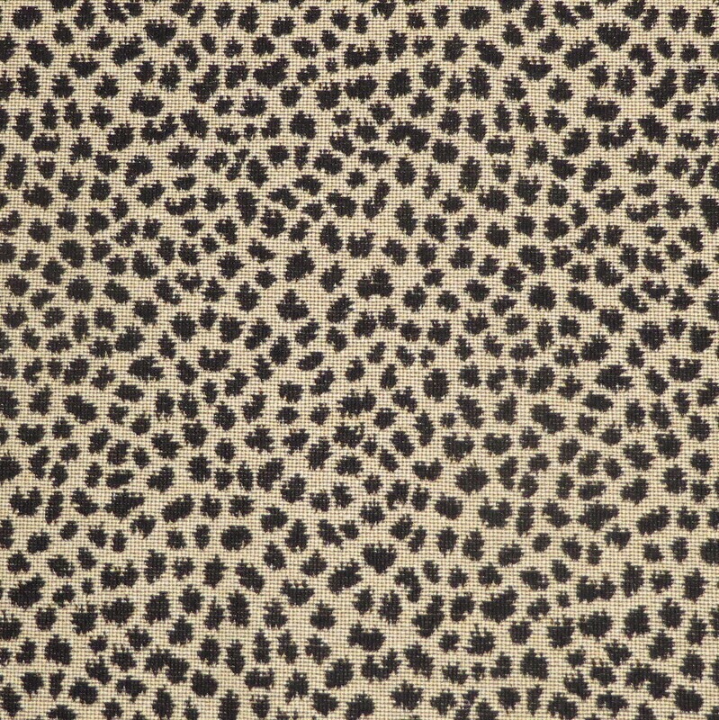 5.25 yds Kravet Leopard Animal Skin Black Beige Tapestry Upholstery Fabric