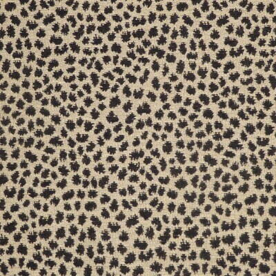 5.25 yds Kravet Leopard Animal Skin Black Beige Tapestry Upholstery Fabric