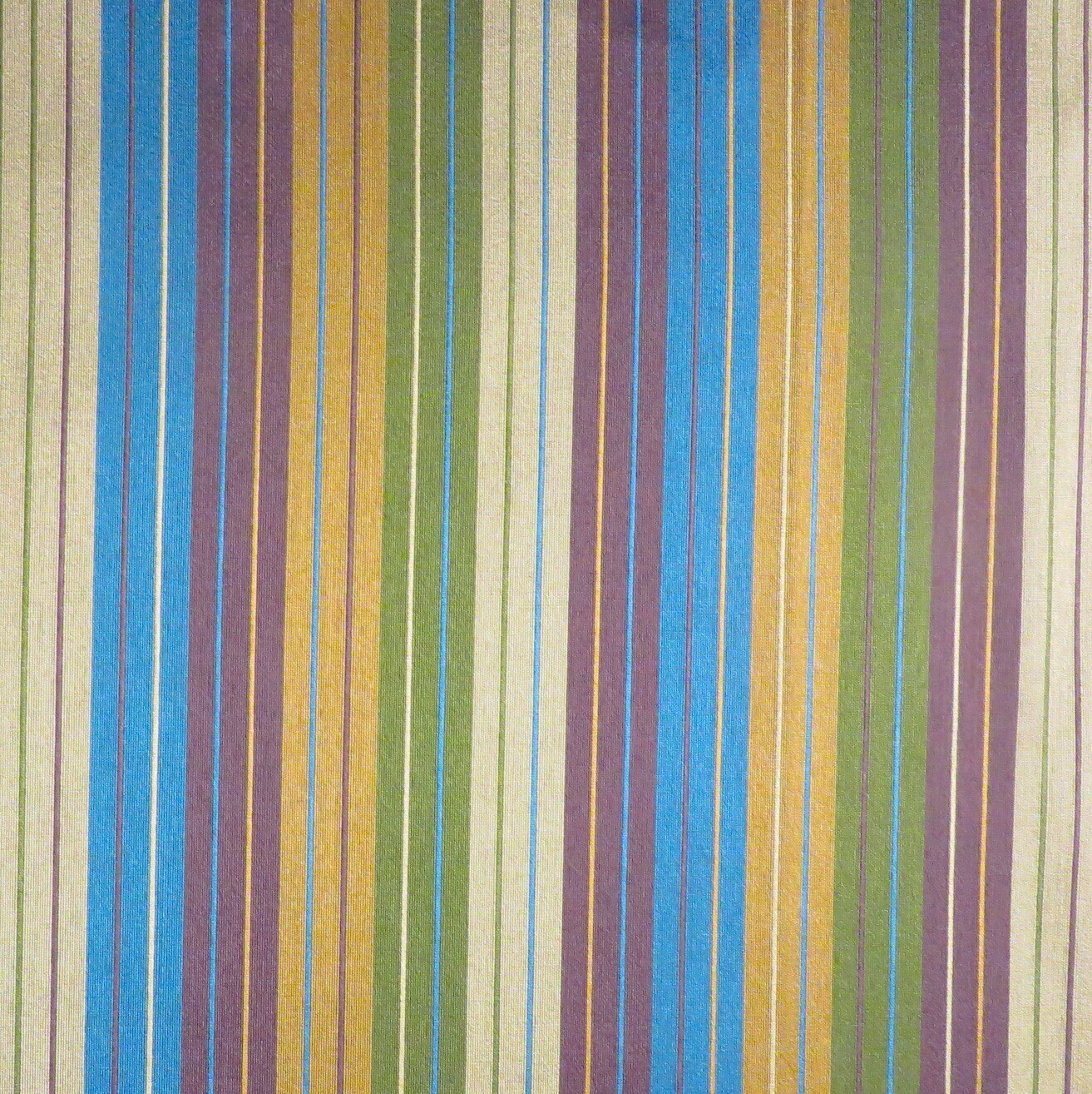 5.75 yds Striking American Silk Multicolor Masculine Stripe Upholstery Fabric