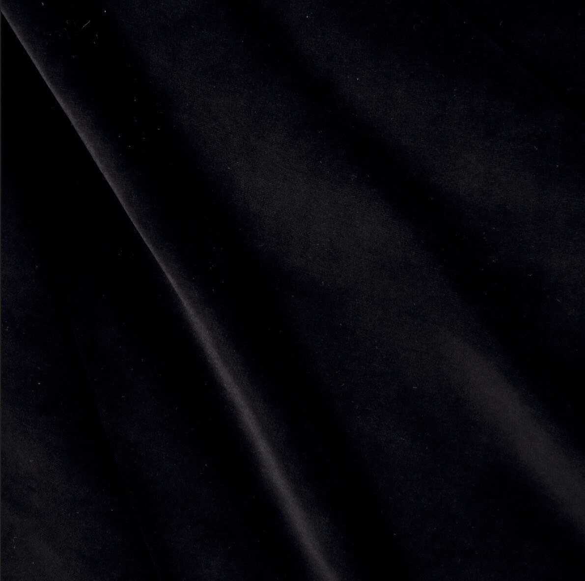 6.5 yards Sophisticated Pindler Matte Black Velvet Upholstery/ Drapery Fabric
