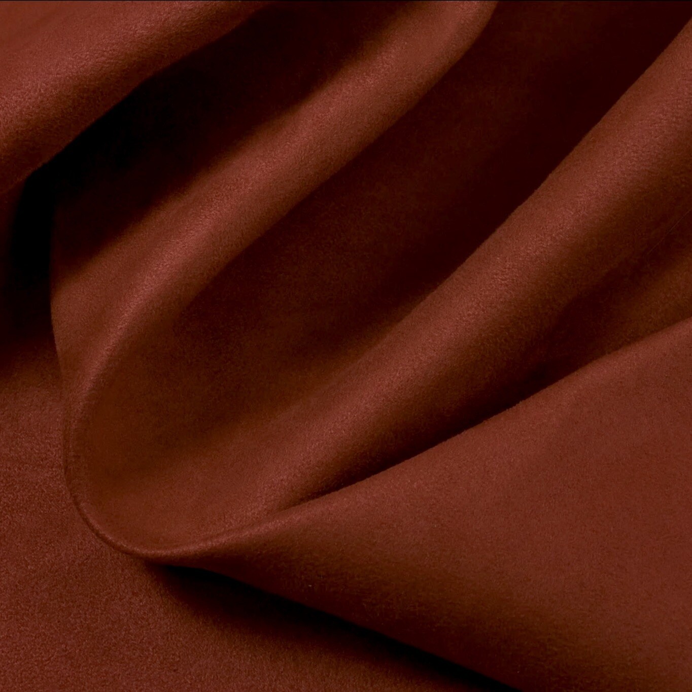 5.625 yds Soft Sensuous Duralee Russet Suede Microfiber Decorating Fabric