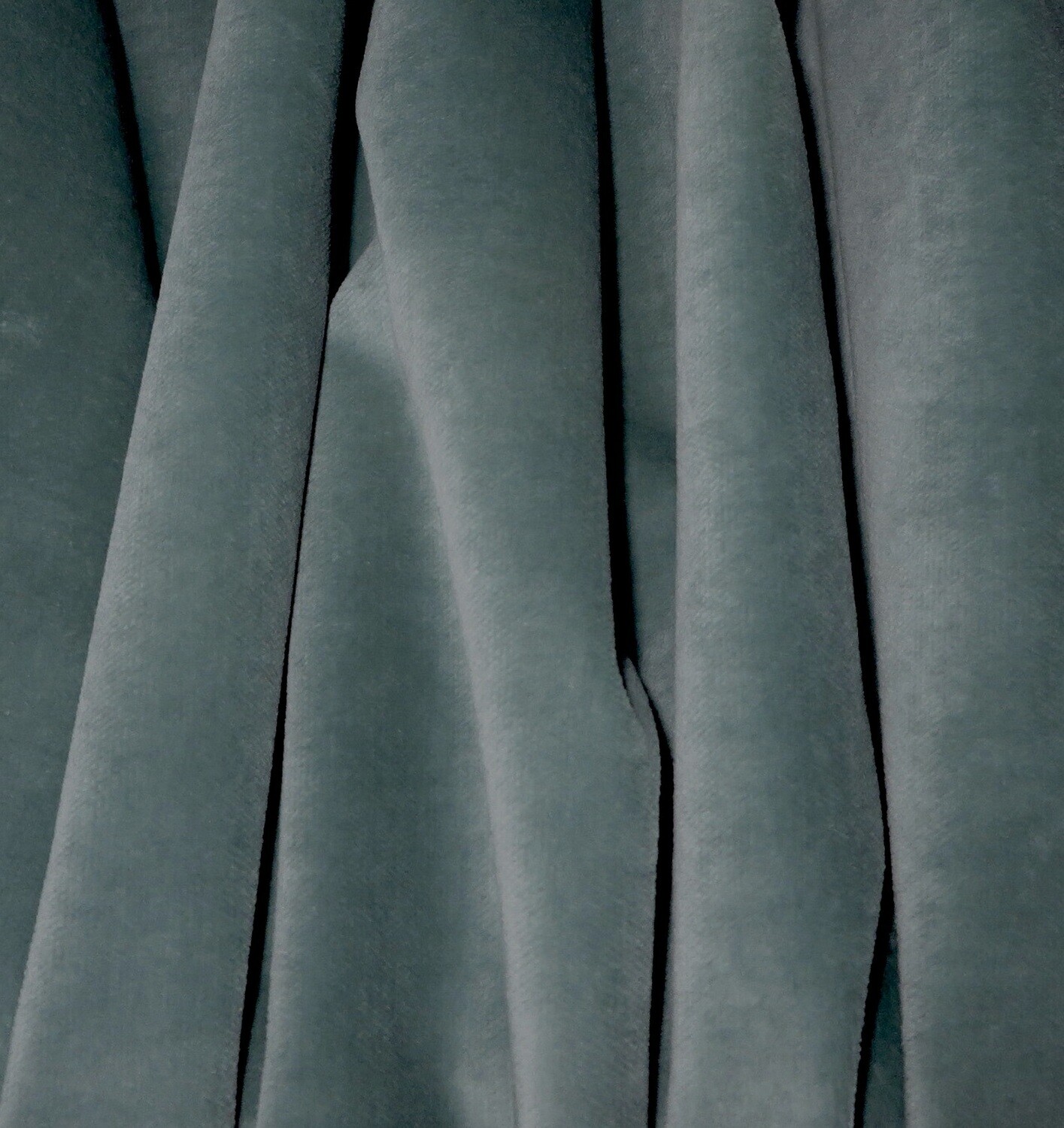 4.25 yards F. Schumacher Soft Blue Velvet Multipurpose Decorating Fabric 840b