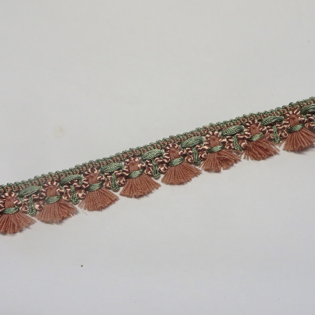 3 7/8 yards Exquisite Petite Rose Combo Tassel Fringe