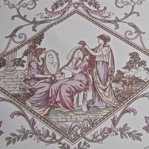 8 yds Lee Jofa Neoclassical French Cotton Linen Toile Handprint $1,184.00 MSRP