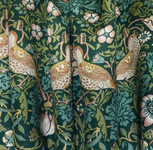Rare Find! New Old Stock Vintage Liberty William Morris Strawberry Thief Drapery Upholstery Fabric