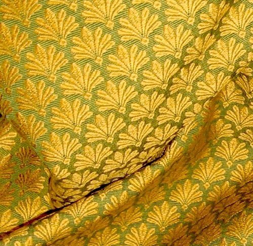 Scalamandré Pacquin Small Scale Embroidered Jacquard Upholstery Fabric BTY