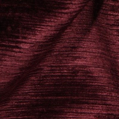 9.25 yds Superb Textured Rich Merlot Velvet Upholstery Fabric w/ Plum Undertones