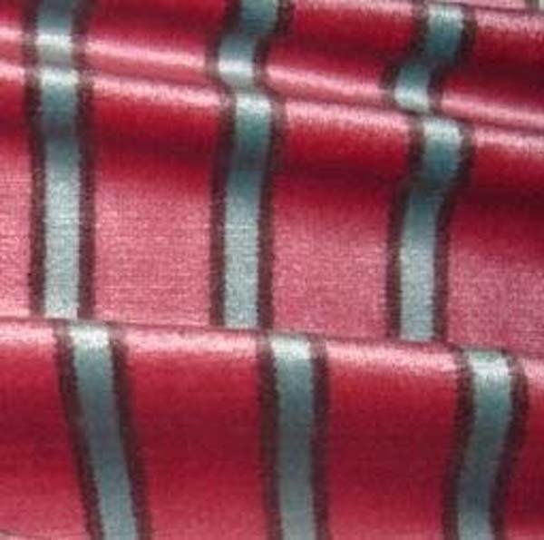 7 yds Scalamandré Colony Collection Regimental Striped Velvet Upholstery Fabric