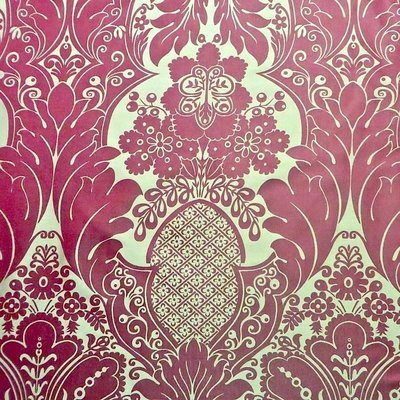 Scalamandre Italian 100% Silk Damask Drapery Bedding Upholstery Fabric