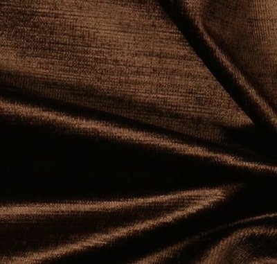 8.5 yds Sexy Silk Blend Espresso Brown Velvet Designer Decorator Fabric