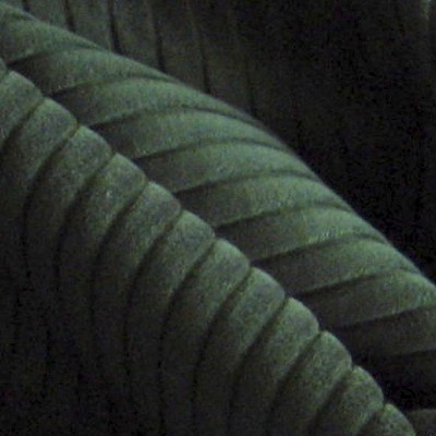 8 yards Thick Rich Dark Hunter Green Ribbed Italian Velvet Upholstery Fabric