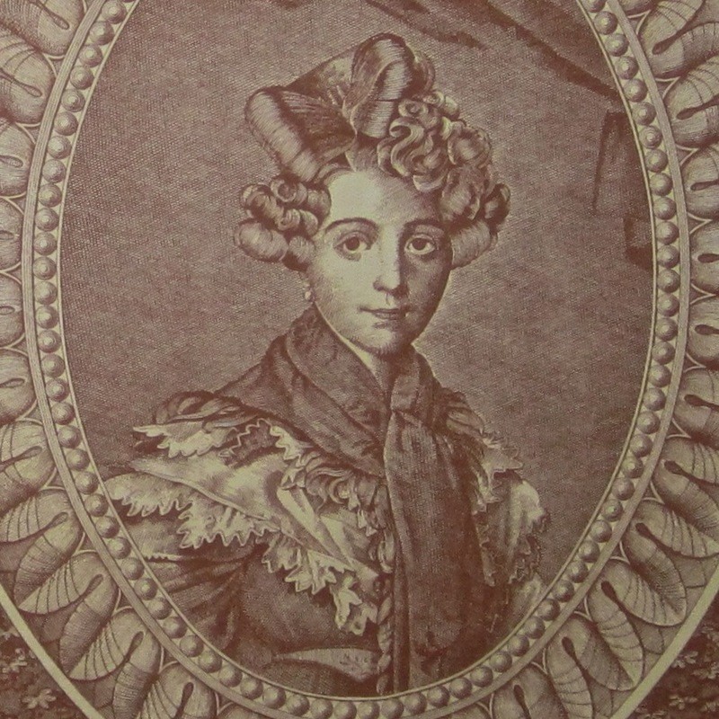 6 yds Lee Jofa Historic Repro 1800s French Toile Handprinted in Sepia