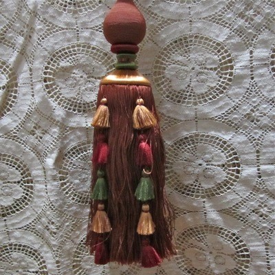 Stout Manor House High-End Penzance Long Tassel Drapery Tiebacks