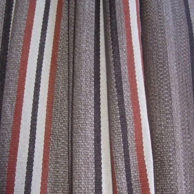 13 yards Wonderfully Textured Heavy Earthtone Earthy Striped Upholstery Fabric