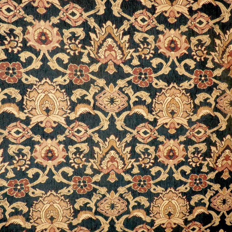 Striking Kravet Ikat Kilim Black Durable Chenille Upholstery Fabric