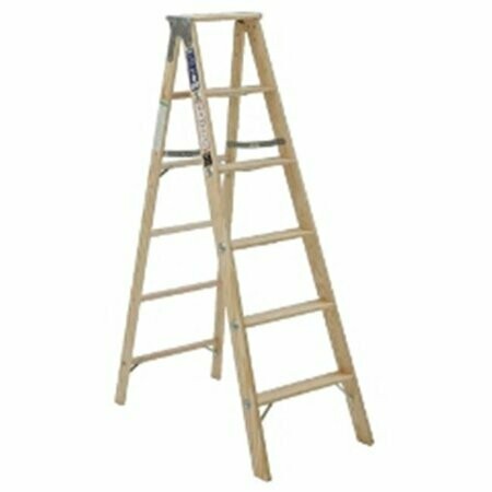 16' WOOD EXT LADDER W/2 8' SECTIONS AND PARALLEL RAILS