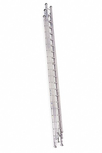 60' WERNER ALUMINUM EXTENSION LADDER, 250LBS, TYPE I - 560-3
