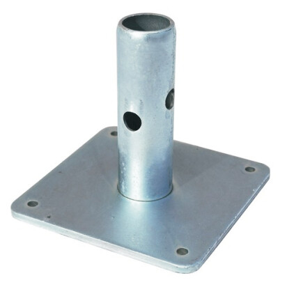 BASE PLATE, 5 BASE PLATE, 5" X 5" - Fits 1.625 & 1.69 Ø Frames