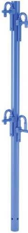 FEMALE GUARD RAIL POST - BLUE, FAST LOCK FEMALE GUARD RAIL POST - BLUE, FAST LOCK