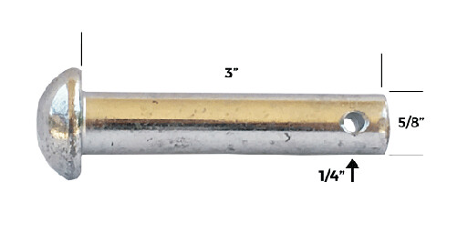 SHORING RIVET,  3" X 5/8"