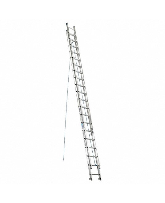40' WERNER ALUMINUM EXTENSION LADDER, 250LBS, TYPE I - D1340-2