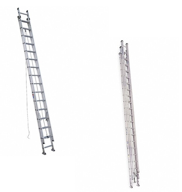 ALUMINUM EXTENSION LADDERS