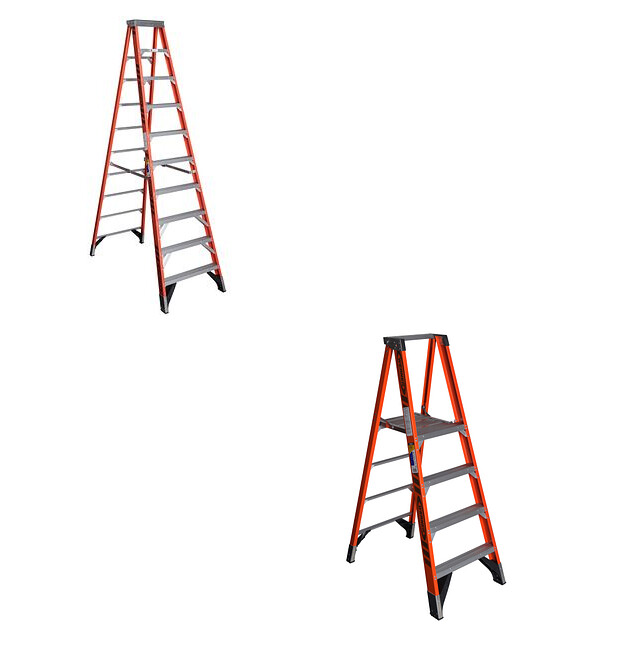 FIBERGLASS STEPLADDERS