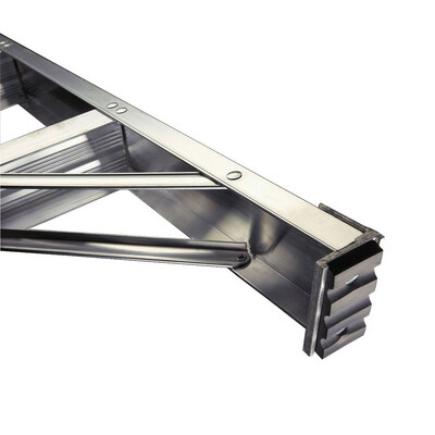 6' WERNER ALUMINUM STOCKR'S LADDER, 300LBS, IA,  -  376
