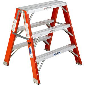 3' WERNER FIBERGLASS PORTABLE WORK STAND, 300LBS, IA, - TW6203