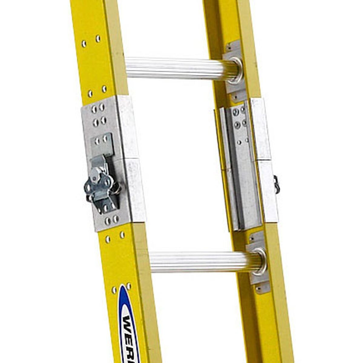 6' WERNER FIBERGLASS PARALLEL SECTIONAL LADDER, 250LBS, TYPE I - S7706-1