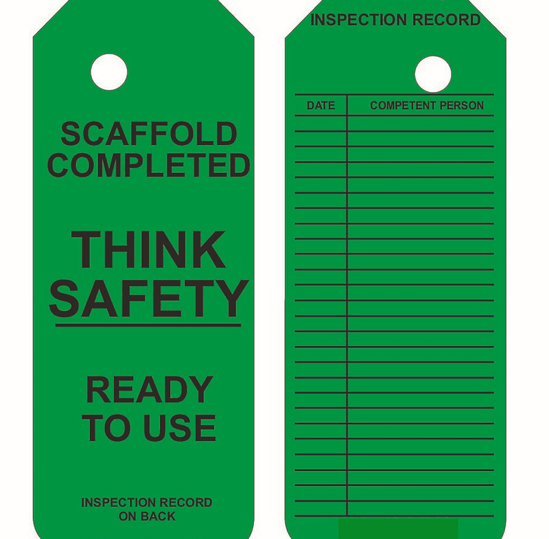 SCAFFOLD TAG - GREEN