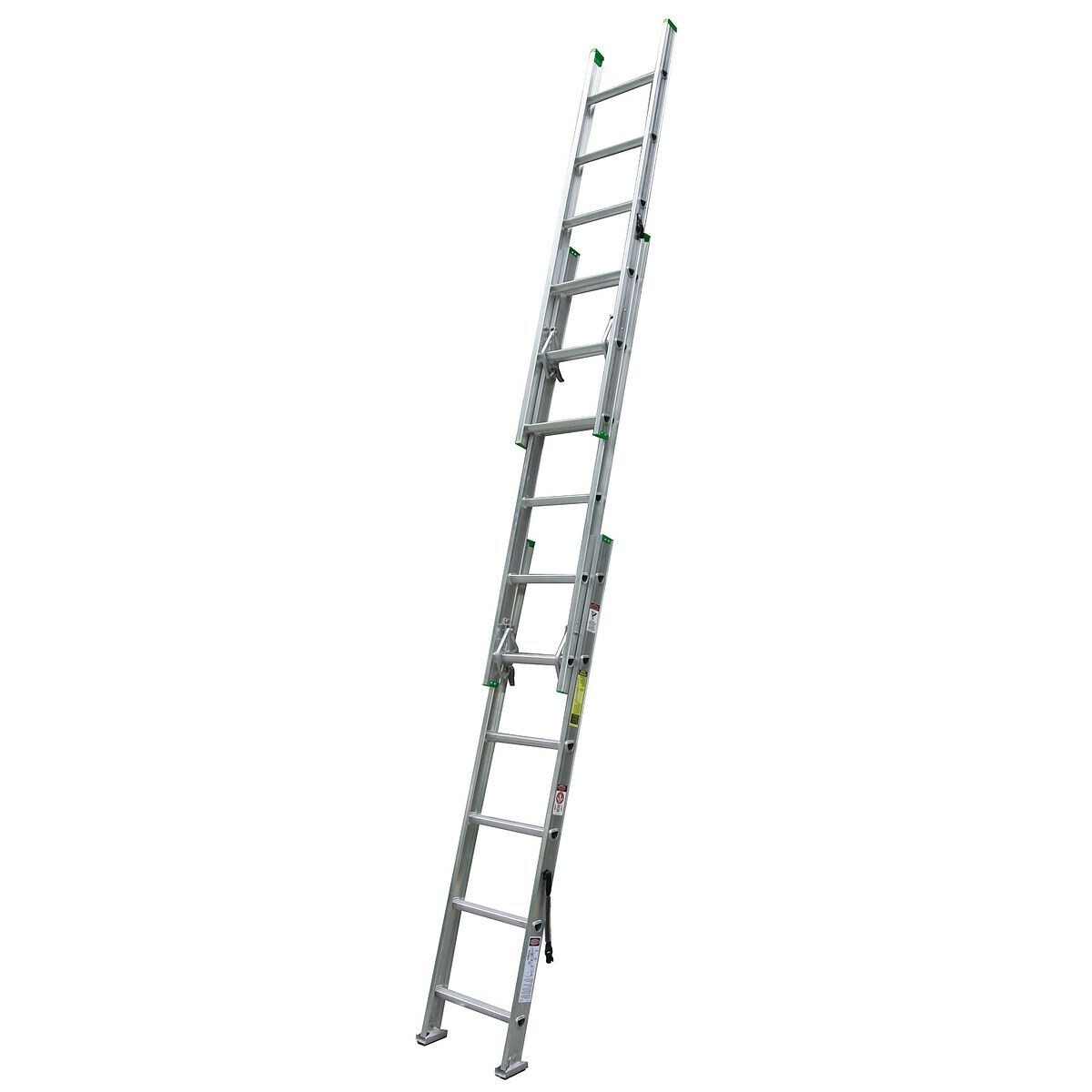 16' WERNER COMPACT ALUMINUM EXTENSION LADDER, 225 LBS, TYPE II - D1216-3