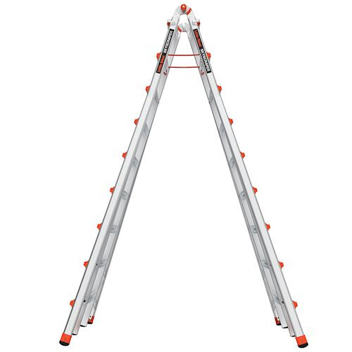 17' LITTLE GIANT SKYSCRAPER STEPLADDER, ALUMINUM, 300lbs Rated, Type IA