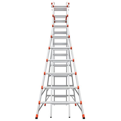 17' LITTLE GIANT SKYSCRAPER STEPLADDER, ALUMINUM, 300lbs Rated, Type IA