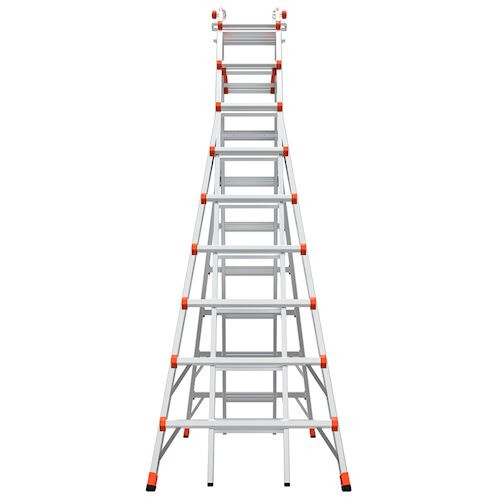 15' LITTLE GIANT SKYSCRAPER STEPLADDER, ALUMINUM, 300lbs Rated, Type IA
