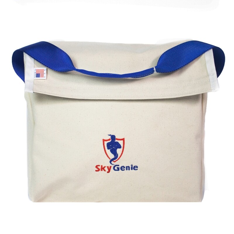 SKY GENIE NATURAL CANVAS STORAGE TOTE