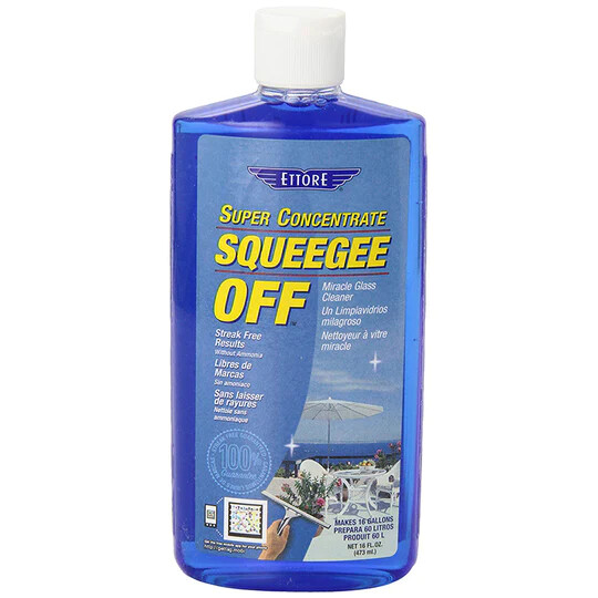 ETTORE SQUEEGEE-OFF WINDOW CLEANING SOAP, 16 OZ.