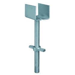 SCREW JACK WITH U-HEAD 4X8 FOR FRAMES
