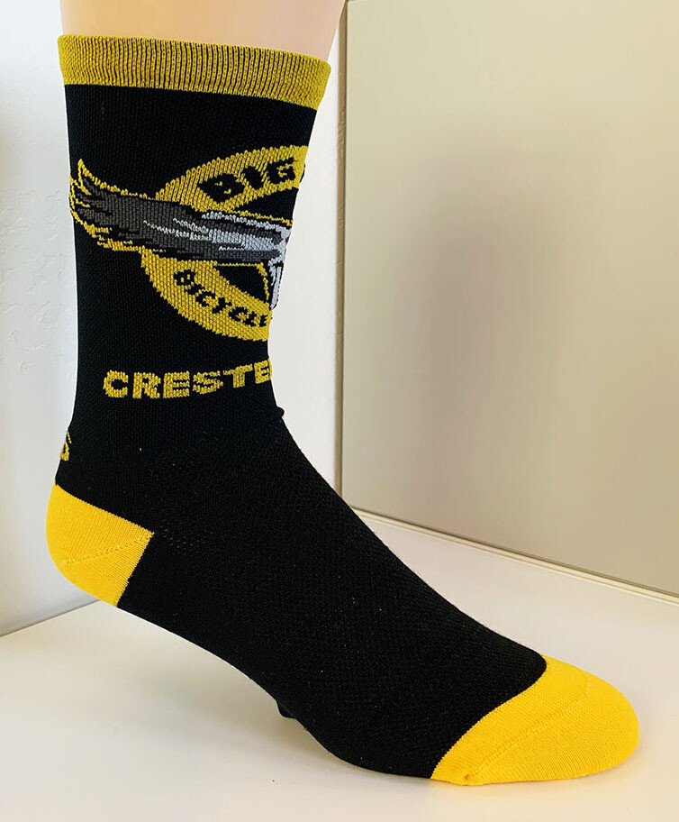OG Logo Sock: Black &amp; Yellow