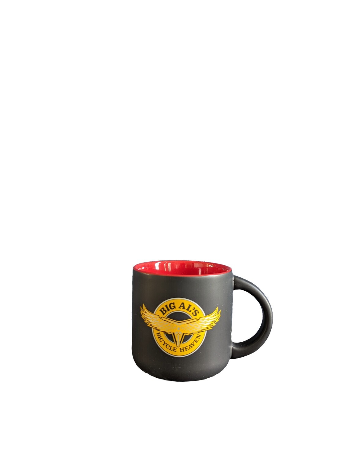 Big Al's Ceramic Mug Black and Red