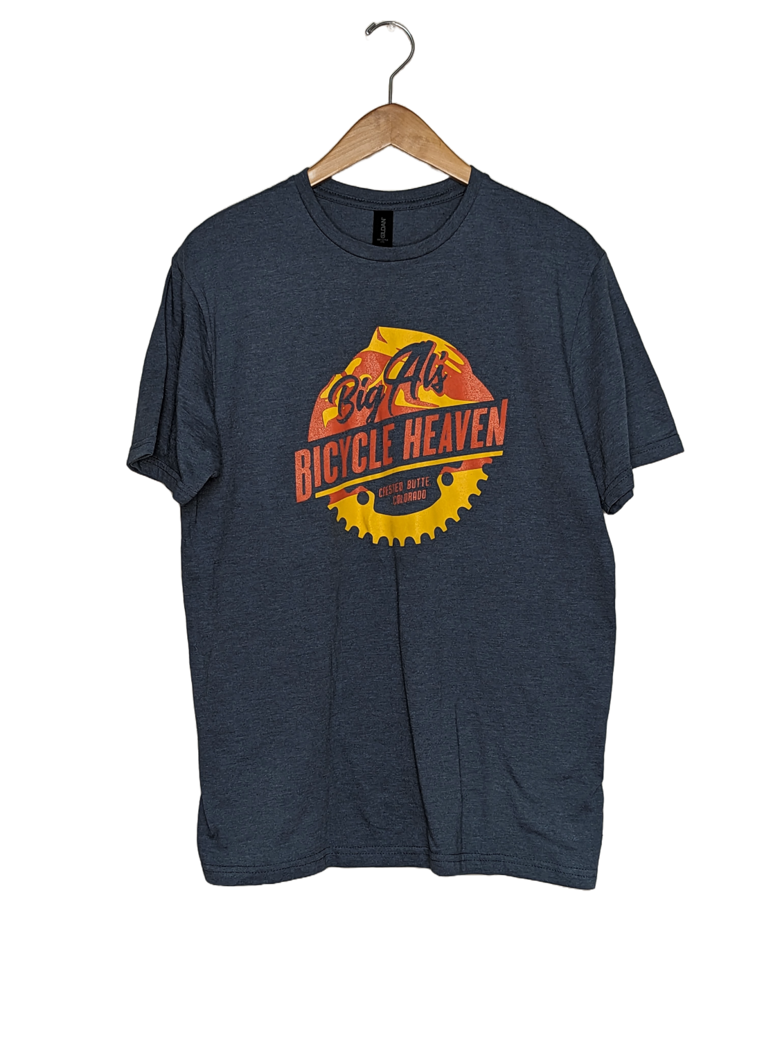 Big Al&#39;s Indigo Chainring Design Tee