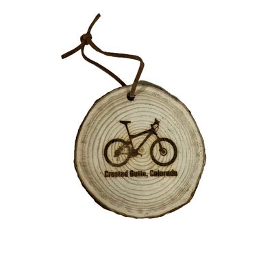 Wooden Bike Ornament