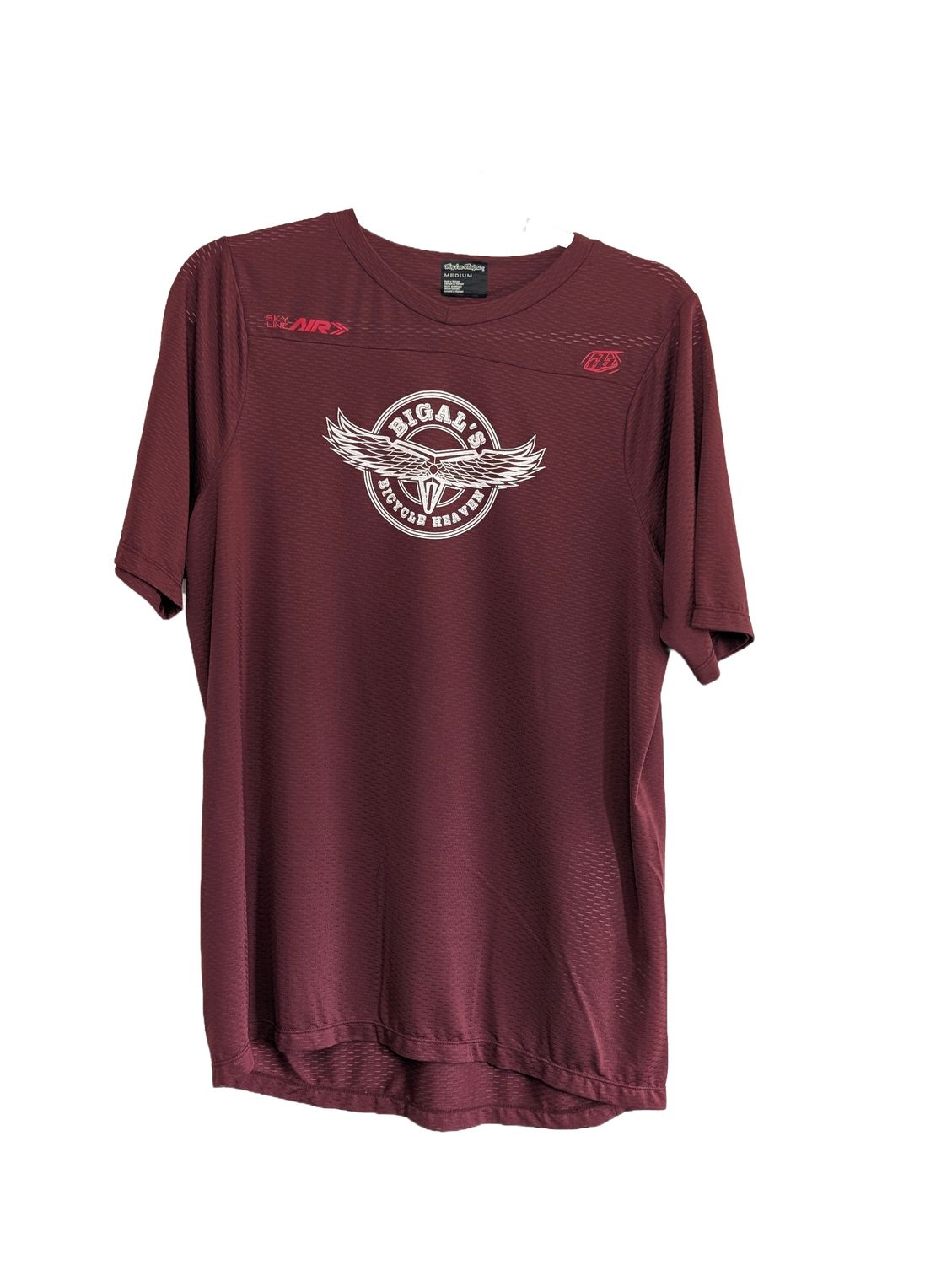 Custom Skyline Air Short Sleeve Jersey Mono Oxblood