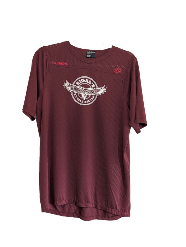 Custom Skyline Air Short Sleeve Jersey Mono Oxblood
