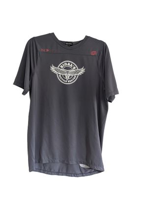 Custom Skyline Short Sleeve Jersey; Mono Steel Blue