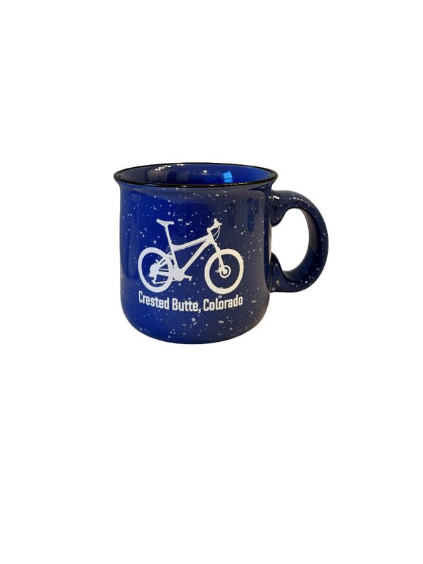 Blue CB Bike Camper Mug 14oz