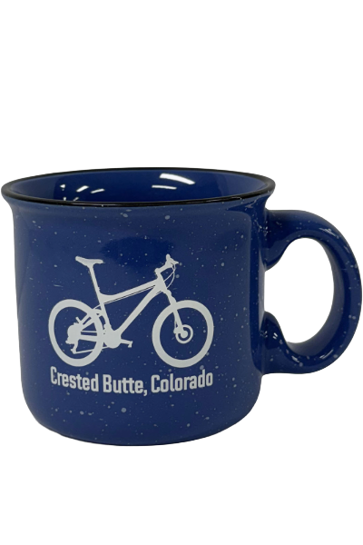 Blue CB Bike Camper Mug 14oz