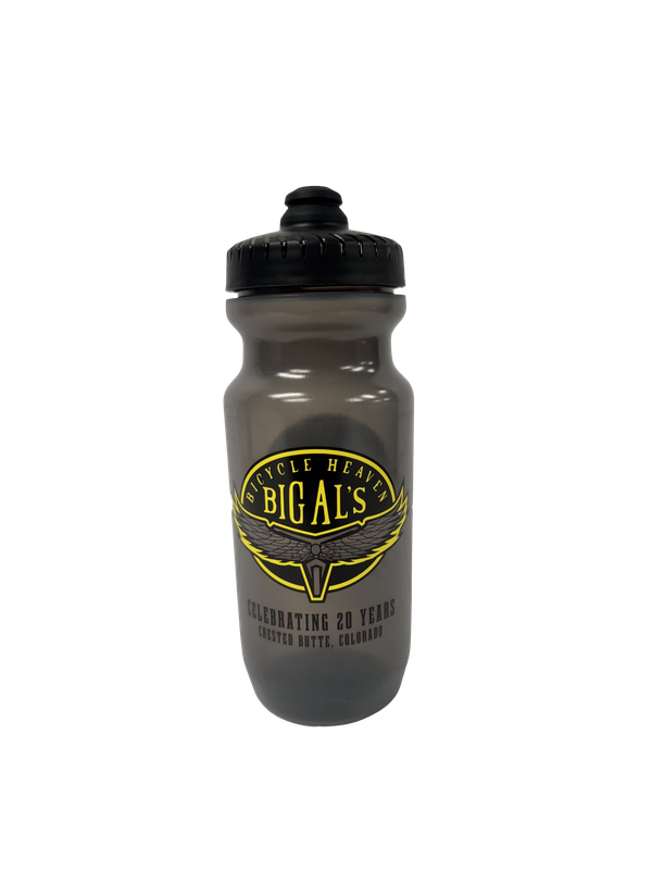 Big Al's Water Bottle 20 Year Logo Smoke